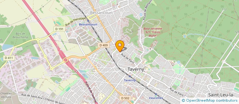 localisation de l'entreprise SCM CLINIQUE RADIOLOGIQUE DE BEZONS  TAVERNY