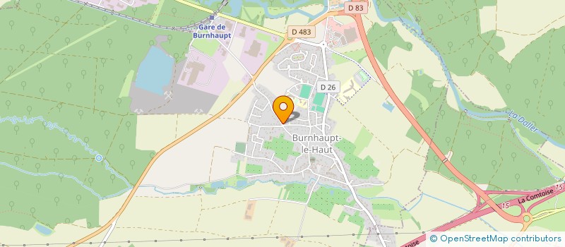 localisation de l'entreprise SCM CLOG & KELBERT  BURNHAUPT-LE-HAUT