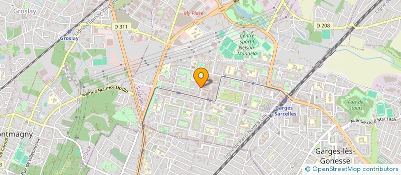 localisation de l'entreprise SCM CMHP à SARCELLES