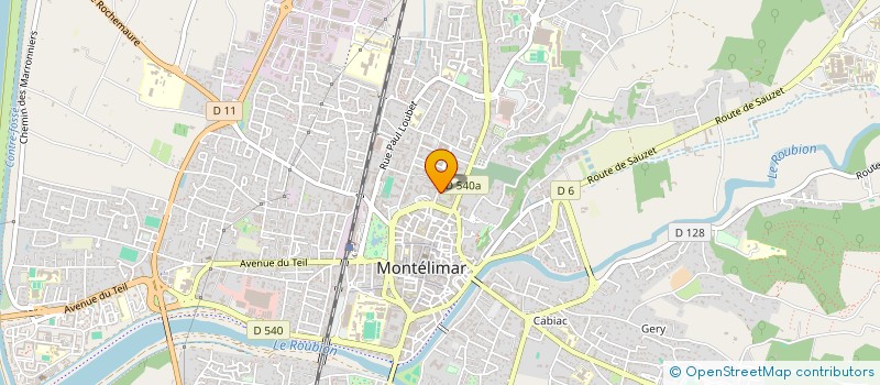 localisation de l'entreprise SCM COEUR DE PROVENCE à MONTELIMAR