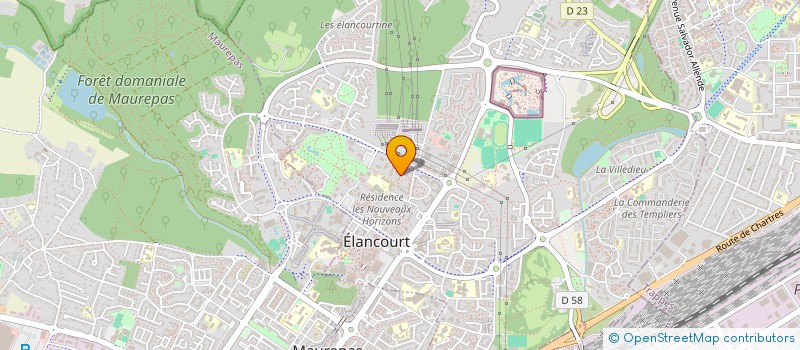 localisation de l'entreprise SCM COLIN DUFFAU BENOIT  ELANCOURT