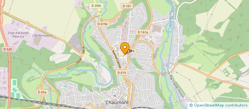 localisation de l'entreprise SCM COLLOT RAZIS à CHAUMONT
