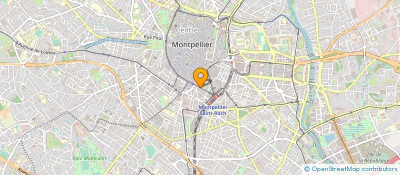 localisation de l'entreprise SCM COMET-MATEU F MATEU J ET GARY-BOBO A à MONTPELLIER