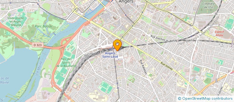 localisation de l'entreprise SCM CONTADES à ANGERS