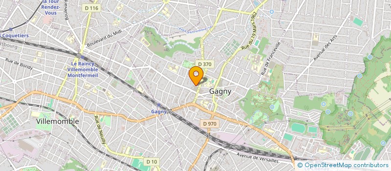 localisation de l'entreprise SCM CONTANT à GAGNY