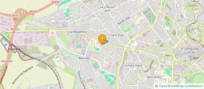 localisation de l'entreprise SCM COOL-FREROT à CAEN
