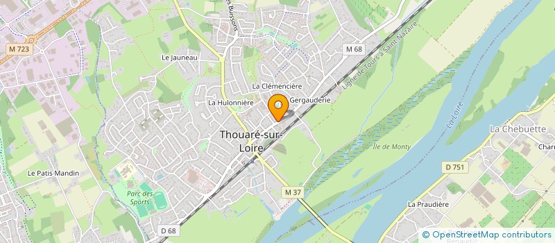 localisation de l'entreprise SCM COPACABANA à THOUARE-SUR-LOIRE