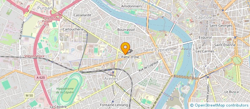 localisation de l'entreprise SCM CORDIER-BEUCLER  TOULOUSE