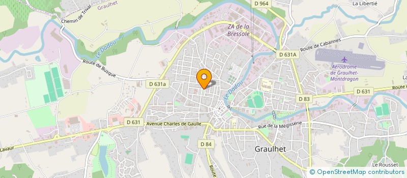 localisation de l'entreprise SCM CORNIQUET G & BONNAFOUS P & BARY P  GRAULHET