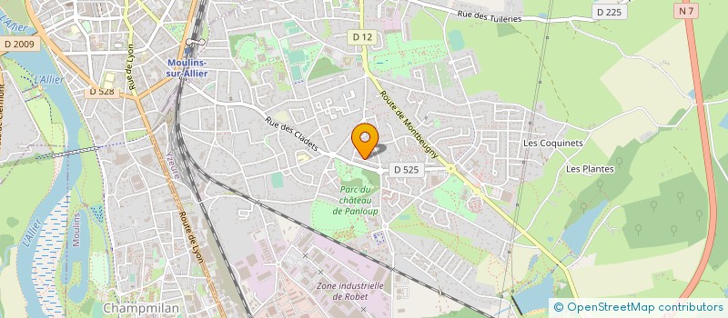 localisation de l'entreprise SCM CORNUBET LERAUD à YZEURE