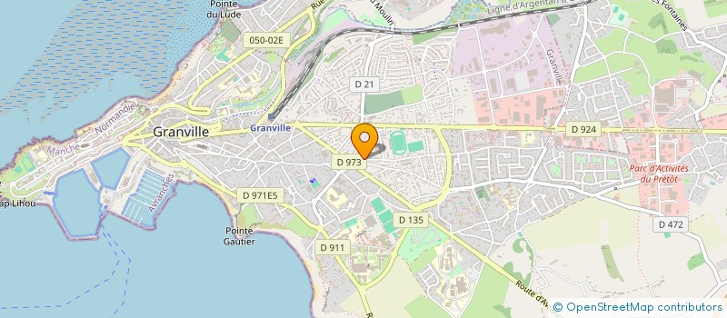 localisation de l'entreprise SCM CORSAIRE à GRANVILLE