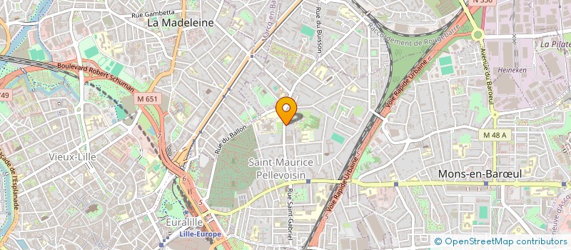 localisation de l'entreprise SCM CORTEX à LILLE