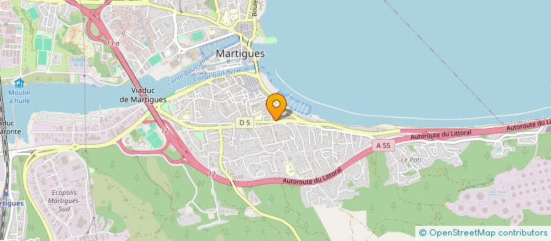 localisation de l'entreprise SCM COSTANZA CELIMON à MARTIGUES