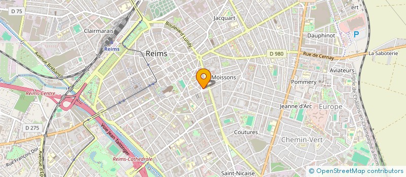 localisation de l'entreprise SCM COTRET-LEGRAND  REIMS