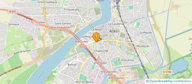 localisation de l'entreprise SCM COTTEZ GAUTHIER  ARLES