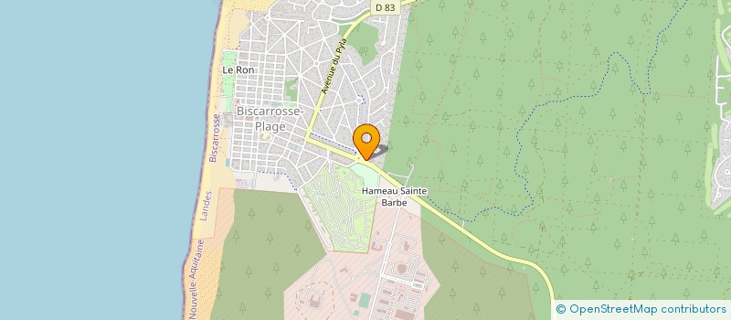 localisation de l'entreprise SCM COULMY - CROS à BISCARROSSE