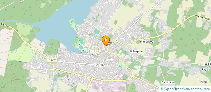 localisation de l'entreprise SCM COURTY ET BELLEGARDE à SOUSTONS