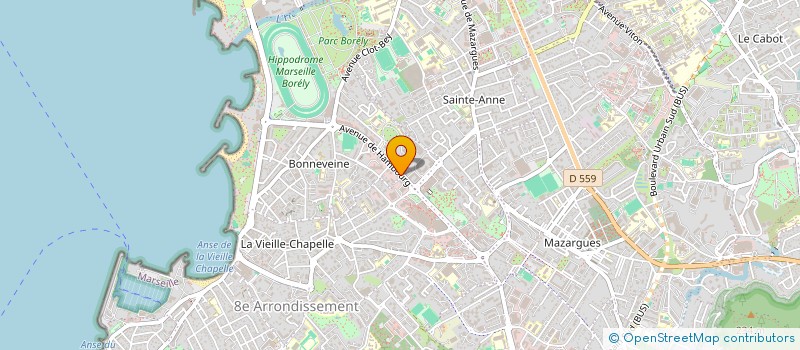 localisation de l'entreprise SCM CP2H  MARSEILLE