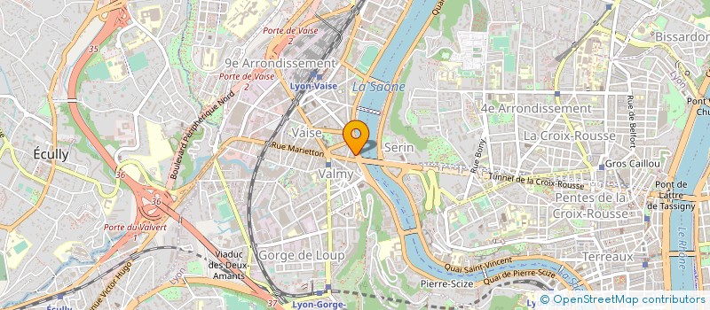 localisation de l'entreprise SCM CREZ CHABOUD à LYON