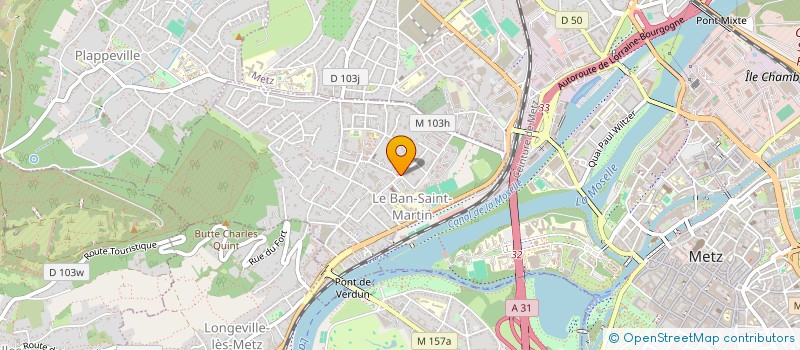 localisation de l'entreprise SCM CRISTELLE XAVIER GAUTIER  LE BAN-SAINT-MARTIN