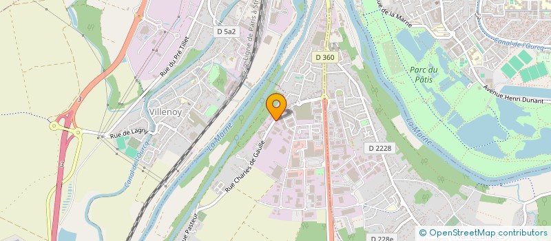 localisation de l'entreprise SCM CROSF à MAREUIL-LES-MEAUX