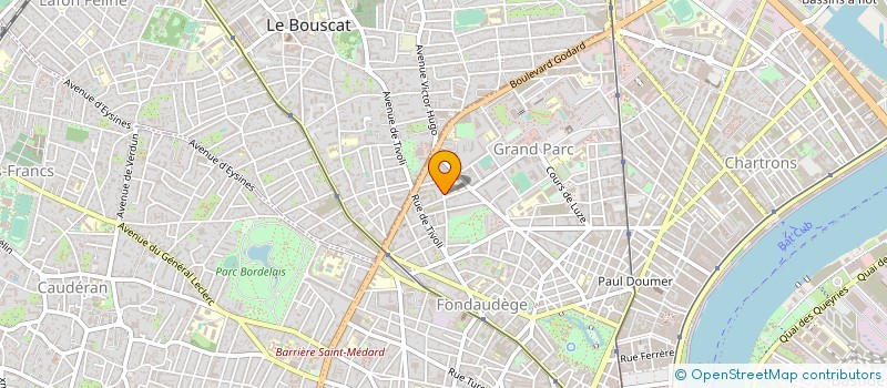 localisation de l'entreprise SCM CTE UROLOGIE CLINIQUE TIVOLI à BORDEAUX