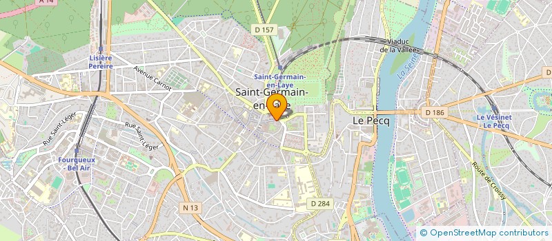 localisation de l'entreprise SCM CTR MEDICAL ET DENTAIRE DU CHATEAU  SAINT-GERMAIN-EN-LAYE