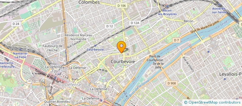 localisation de l'entreprise SCM CTRE HEROLD BIO ANATO CYTO PATHO CLI à COURBEVOIE