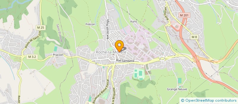 localisation de l'entreprise SCM CTRE MASSO-KINESITHERAPIE BALNEOTHER  ROCHE-LA-MOLIERE