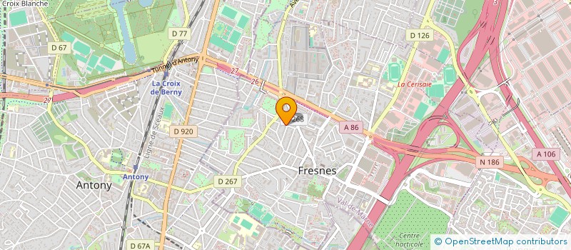 localisation de l'entreprise SCM CTRE MEDICAL REEDUCATION LA TUILERIE  FRESNES