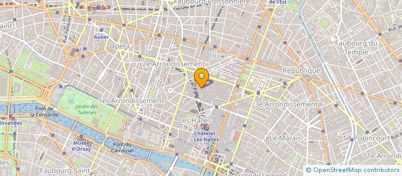localisation de l'entreprise SCM CTRE MEDICO CHIRURGICAL BACHAUMONT à PARIS