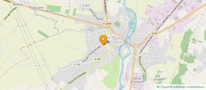 localisation de l'entreprise SCM CUILLIER ET LANDAN à SAINT-POURCAIN-SUR-SIOULE