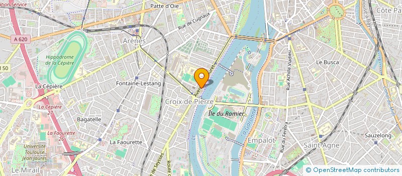 localisation de l'entreprise SCM CV MURET à TOULOUSE
