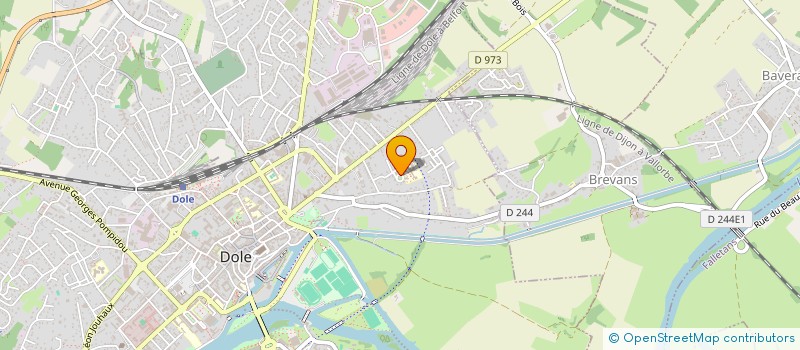 localisation de l'entreprise SCM D'ANESTHESIOLOGIE DU PARC à DOLE