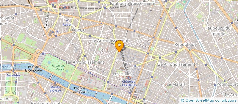 localisation de l'entreprise SCM D'AVOCATS 65 RUE MONTMARTRE à PARIS