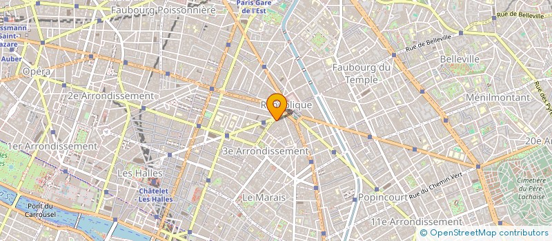 localisation de l'entreprise SCM D'AVOCATS DU TEMPLE  PARIS