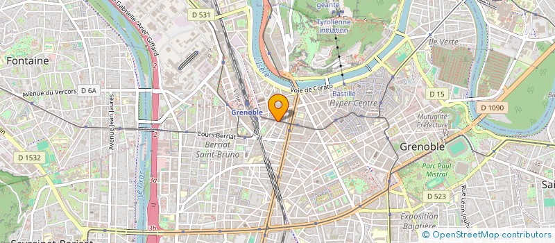 localisation de l'entreprise SCM D AVOCATS VERNAY GALLO ALDEGUER  GRENOBLE