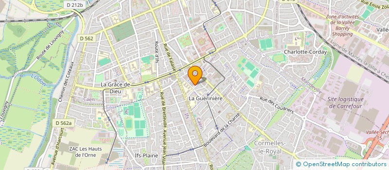 localisation de l'entreprise SCM D.D.K. à CAEN