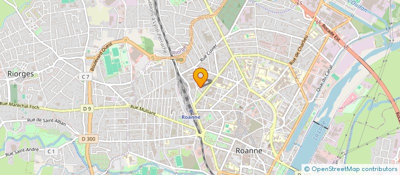 localisation de l'entreprise SCM D'ECHOGRAPHIE S P L à ROANNE