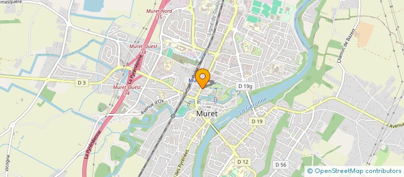 localisation de l'entreprise SCM D'EXPLORATIONS AUDIO VESTIBULAIRES à MURET