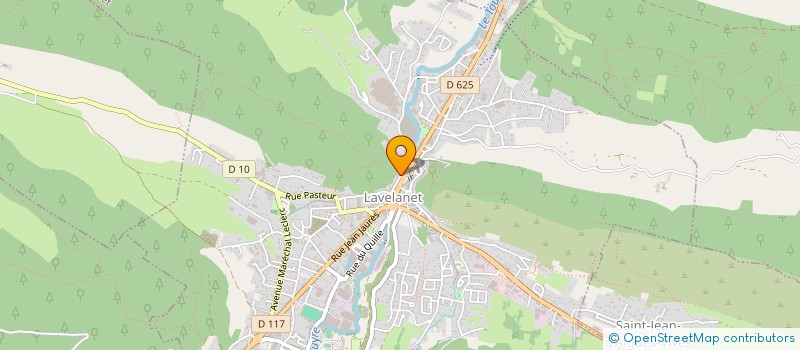localisation de l'entreprise SCM D'INFIRMIERE DU PAYS D'OLMES à LAVELANET