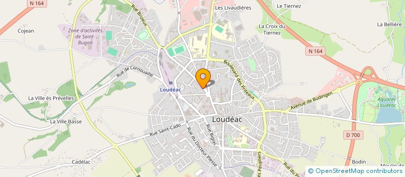 localisation de l'entreprise SCM D INFIRMIERES A DOMICILE à LOUDEAC
