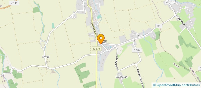 localisation de l'entreprise SCM D INFIRMIERES D ERVY AUXON à AUXON