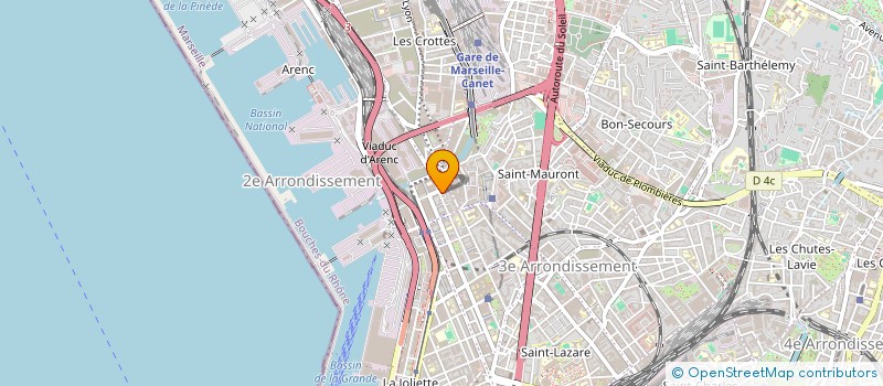 localisation de l'entreprise SCM D'INFIRMIERS à MARSEILLE