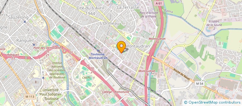 localisation de l'entreprise SCM D'INFIRMIERS SOPHIA à TOULOUSE