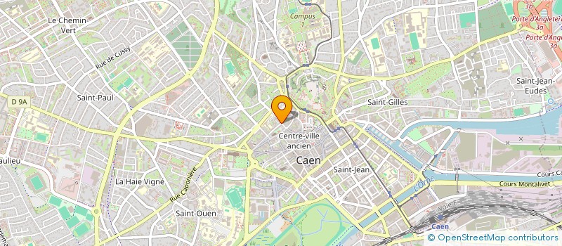 localisation de l'entreprise SCM D'OPHTALMOLOGISTES DES DOCTEURS COUVIDAT ET DOSSMANN à CAEN