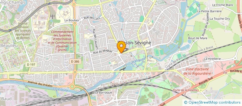 localisation de l'entreprise SCM D'ORTHODONTIE DES ARCADES à CESSON-SEVIGNE