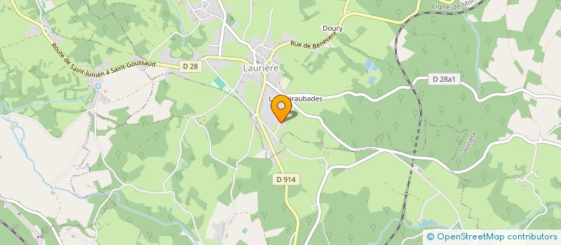 localisation de l'entreprise SCM D.P.L. SOINS A DOMICILE à LAURIERE