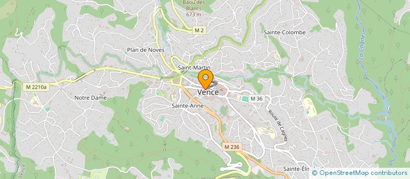 localisation de l'entreprise SCM DAGHERO MARCHAND  VENCE