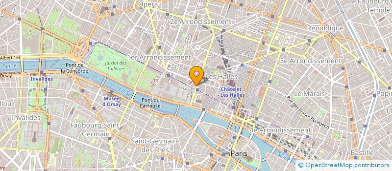 localisation de l'entreprise SCM DAGORNE-HUCHET à PARIS